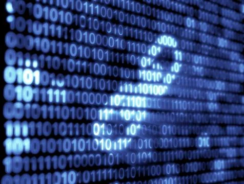 Binary code technology Stock Illustration