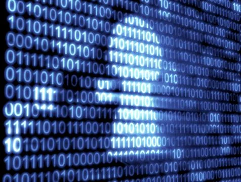 Binary code technology Stock Illustration