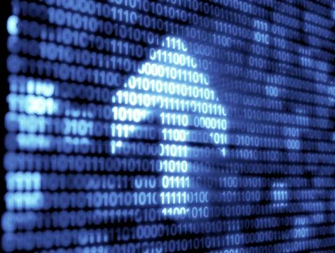 Binary code technology Stock Illustration