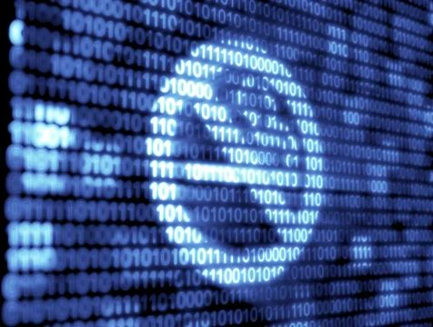 Binary code technology Stock Illustration