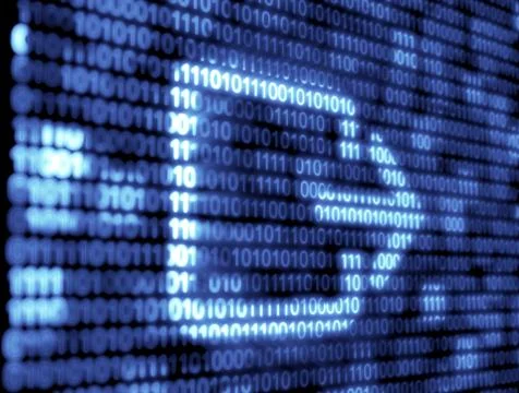 Binary code technology Stock Illustration