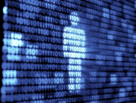 Binary code technology Stock Illustration