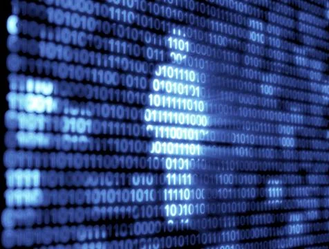 Binary code technology Stock Illustration