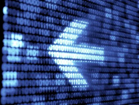 Binary code technology 스톡 일러스트