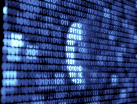 Binary code technology Stock Illustration