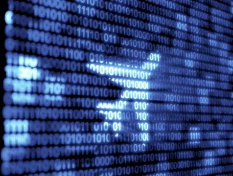 Binary code technology Stock Illustration