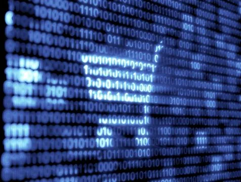 Binary code technology Stock Illustration