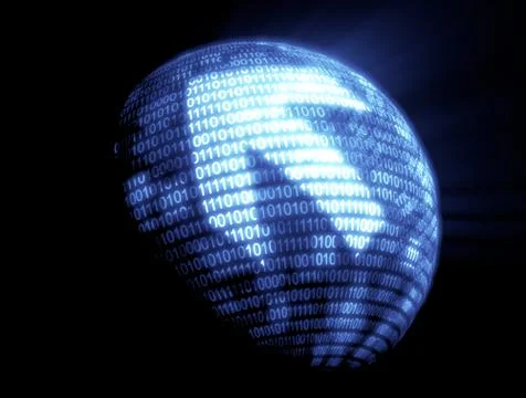 Binary code technology Stock Illustration