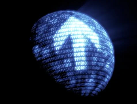 Binary code technology Stock Illustration