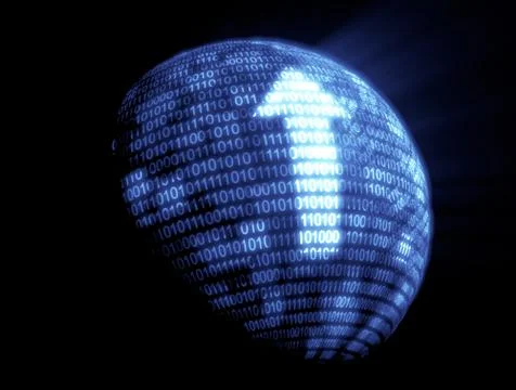 Binary code technology Stock Illustration