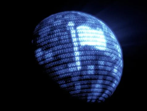 Binary code technology Stock Illustration