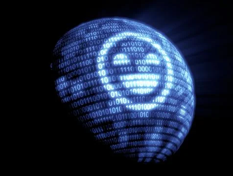 Binary code technology Illustrazione stock