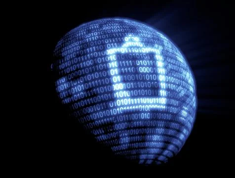 Binary code technology Stock Illustration