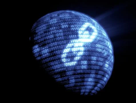 Binary code technology Stock Illustration