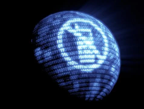 Binary code technology Stock Illustration