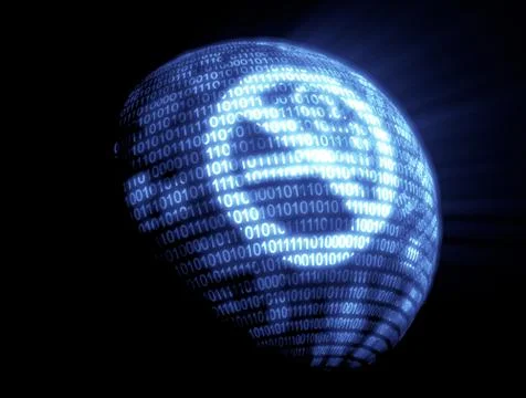 Binary code technology Stock Illustration