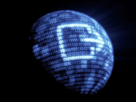 Binary code technology イラスト素材