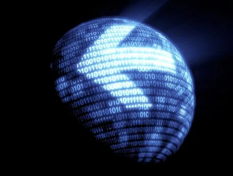 Binary code technology Stock Illustration