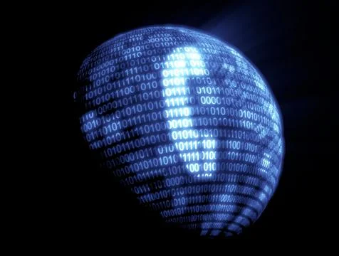 Binary code technology Stock Illustration