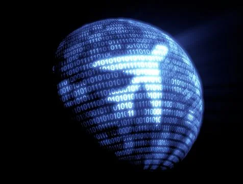 Binary code technology Stock Illustration