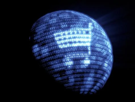 Binary code technology Stock Illustration