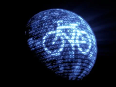 Binary code technology Stock Illustration