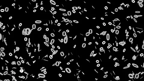 Binary Code Transition Stock Footage 105040151
