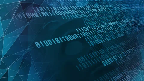 Binary code unraveled the hidden power behind ai and machine learning Stock Footage 249796709
