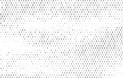 Binary code vector background. Stock Illustration