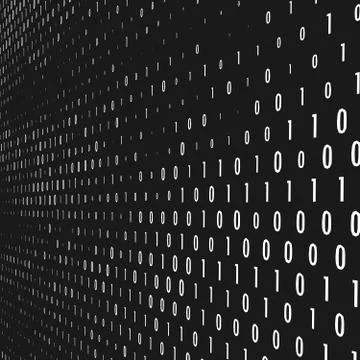 Binary code vector background. イラスト素材