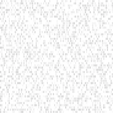 Binary code vector background with numbers one and zero. Seamless patern. Coding Stock Illustration