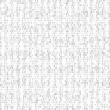 Binary code vector background with numbers one and zero. Seamless patern. Coding Stock Illustration