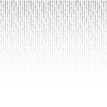 Binary code vector halftone texture. イラスト素材
