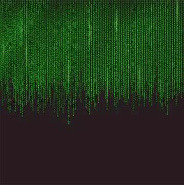 Binary code vector illustration background Stock Illustration