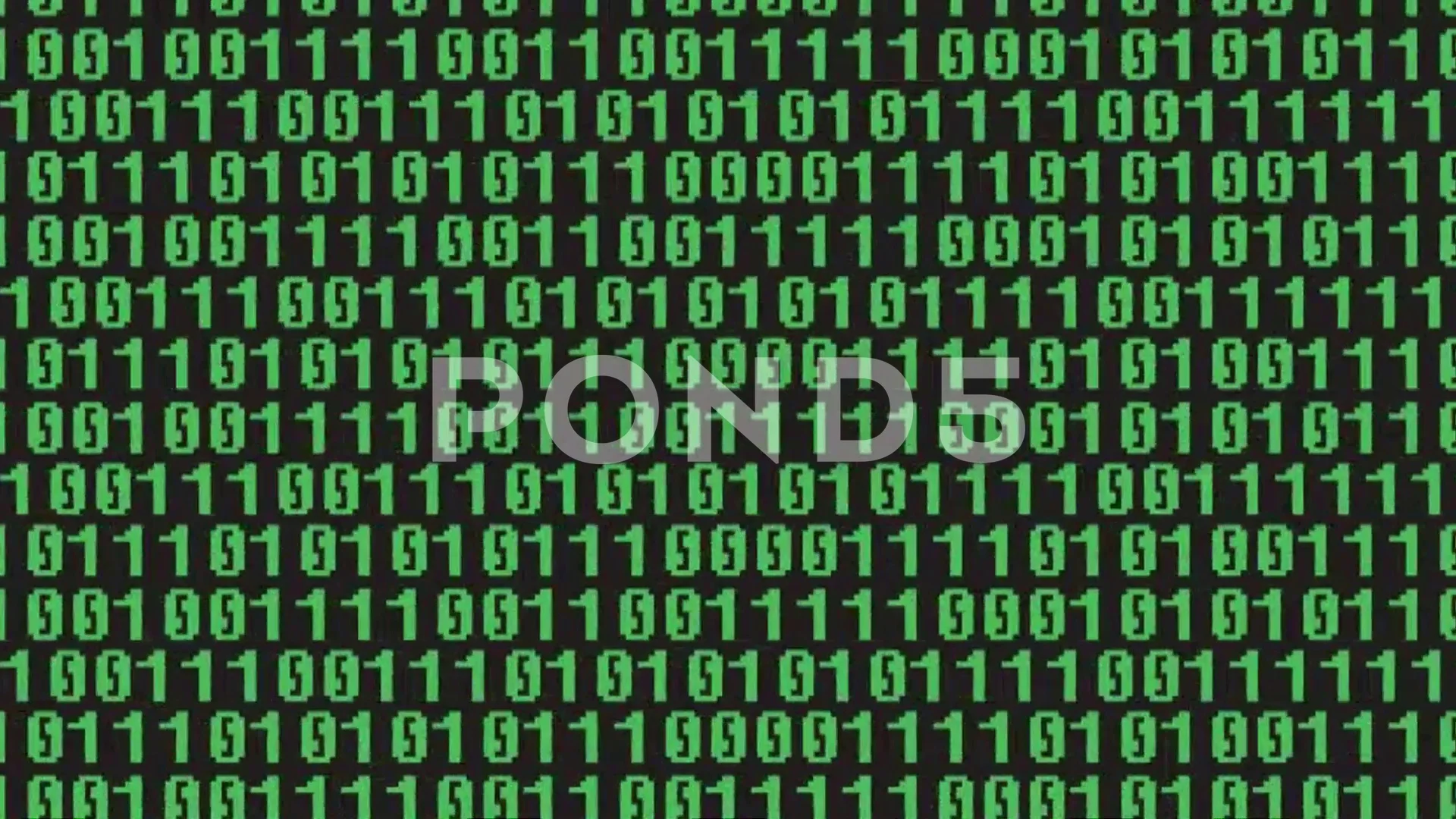 Binary code wallpaper passing at speed | Stock Video | Pond5