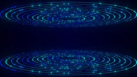 Binary Code Wave Data Flow Cyber Technology Video Background Stock Footage 335497082
