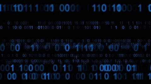 Binary Code Which Contains Digital Data. Cyberspace Background Conception Stock-Footage 138748814