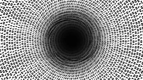 Binary Code White Background Stock Video Footage | Royalty Free Binary ...