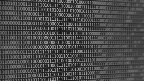 Binary Code White Stock Footage 82457649