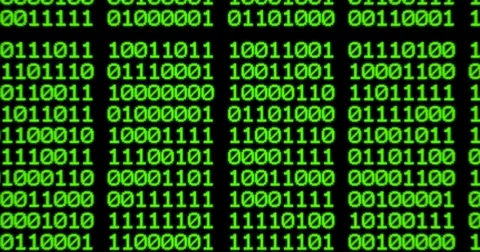 Binary code zoom in background 스톡 동영상 81927248