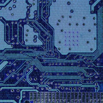 Binary codes and microchips Stock-Illustration