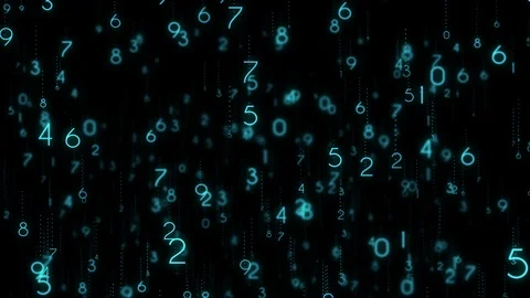 Binary Codes Background. Loop Video stock 89757182