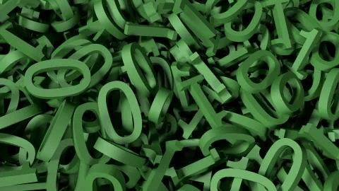 Binary Codes in a Chaos Illustrazione stock