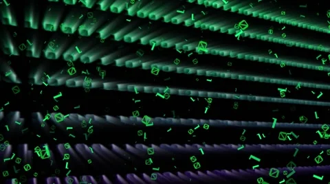 Binary Codes Stock Footage 59764319