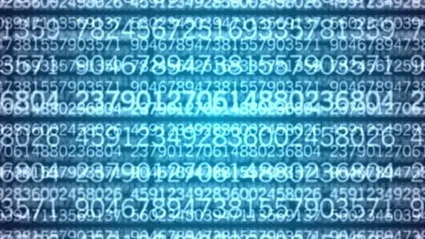 Binary Codes Stock Footage 105582424