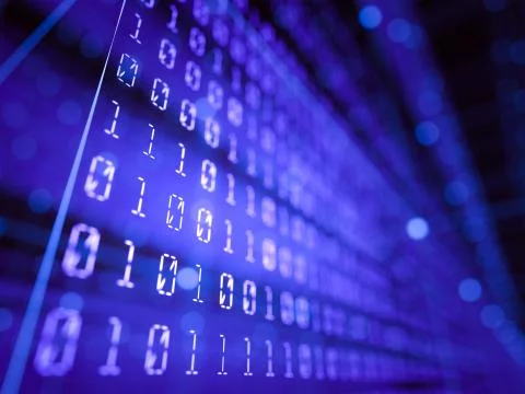 Binary Codes Illustrazione stock