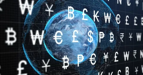 Binary coding and data processing moving over a transparent background Stock Footage 330297059