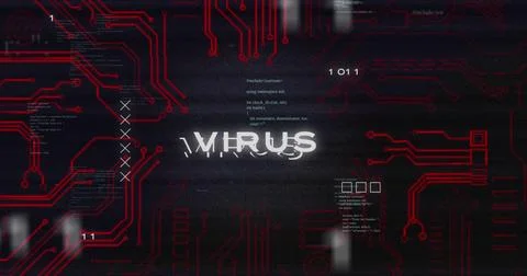 Binary coding and data processing moving over a transparent background Stock Photos