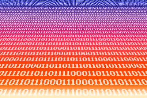 Binary computer code background Stock Illustration