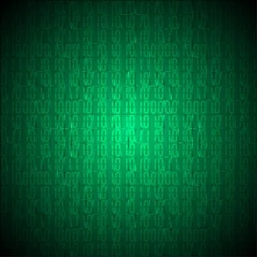 Binary computer code Stock Illustration